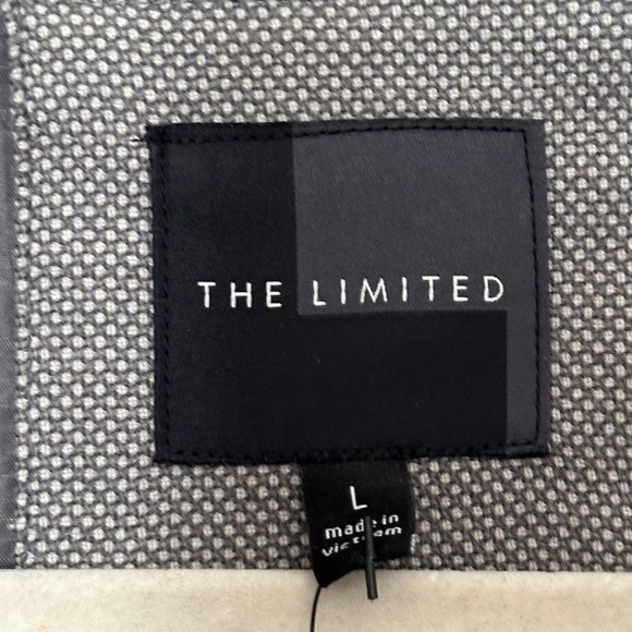 Vintage The Limited Blazer 3/4 Sleeve Gray Grey Blazer  BRAND NEW Size Large L - Picture 3 of 6